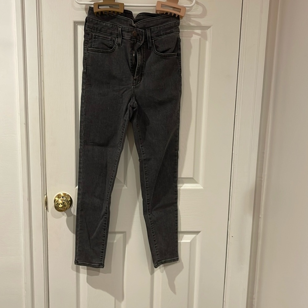 levi’s mile higher super skinny ankle jeans